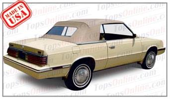 1984 thru 1986 Chrysler Lebaron